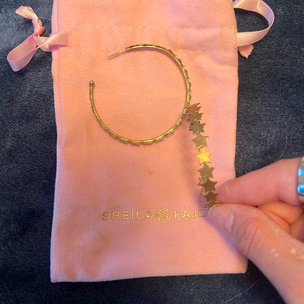 Sheila Fajl Star Hoops